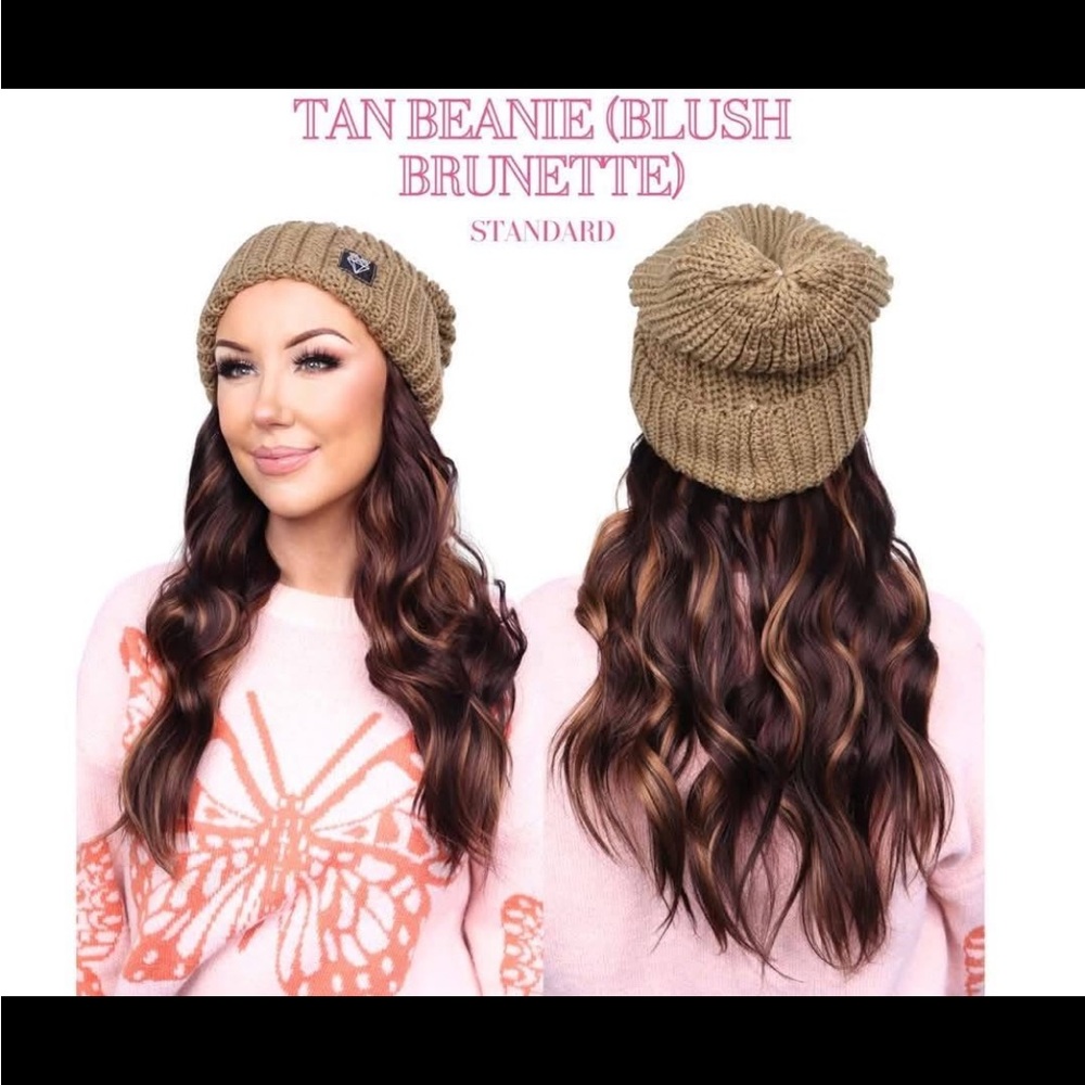 ISO Chelsey smith beanie blush brunette beanie wig
